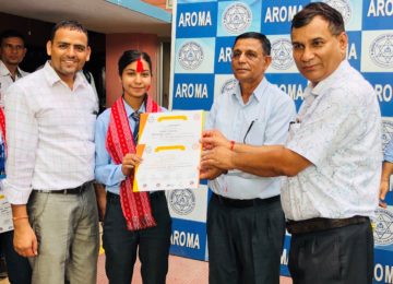 Anjali Ghimire- WINNER of District level Sketch Competition